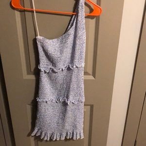 Princess Polly mini scrunch dress with ruffles